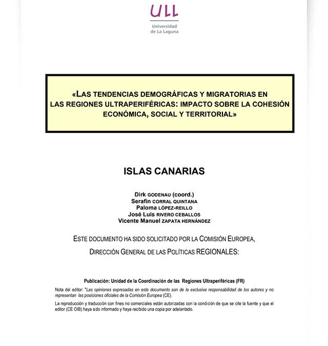 Las tendencias demográficas y migratorias en las regiones ultraperiféricas: impacto sobre la cohesión económica, social y territorial