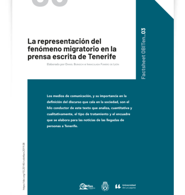 La representación del fenómeno migratorio en la prensa escrita de Tenerife