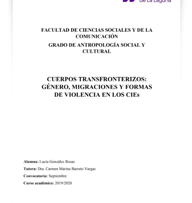 Cuerpos transfronterizos: género, migraciones y formas de violencia en los CIEs