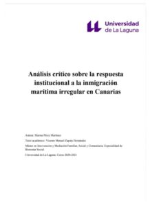 Análisis crítico sobre la respuesta institucional a la inmigración marítima irregular en Canarias