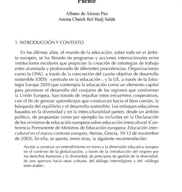 La cooperación intercultural entre Túnez y Canarias para el aprendizaje lingüístico: El Español como Puente