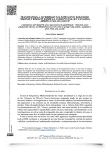 Transitando la diversidad y el patrimonio religioso: visiones y debates desde la antropología en Canarias, América y el Atlántico