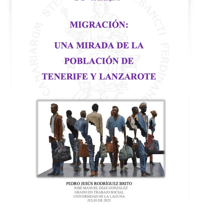 Migración: Una mirada de la población de Tenerife y Lanzarote.
