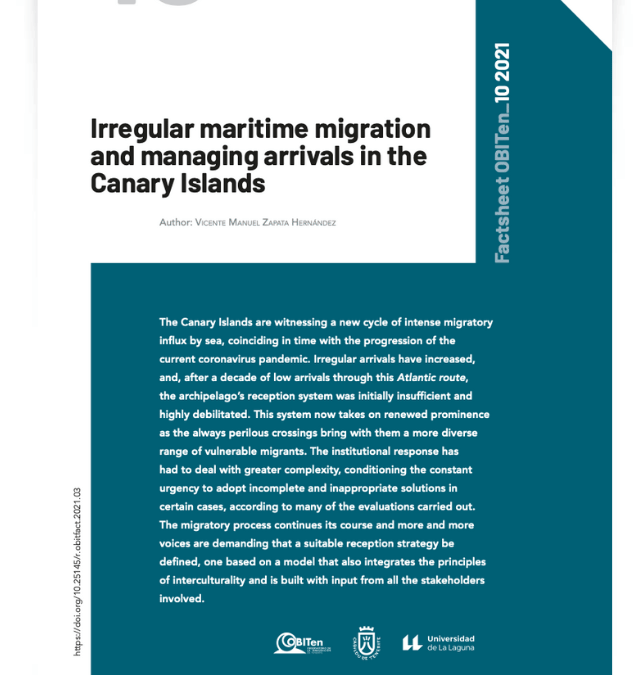 Irregular maritime migration and managing arrivals in the Canary Islands