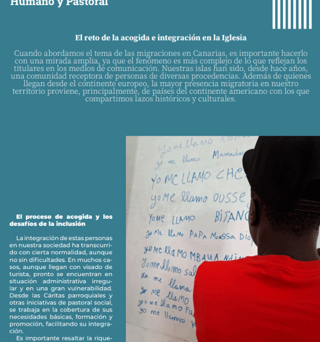 Migraciones en Canarias un desafío humano y pastoral