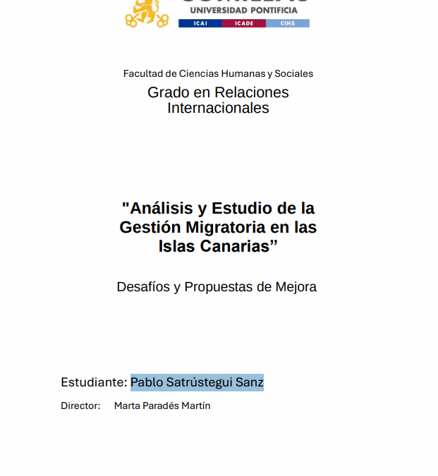 Análisis y Estudio de la Gestión Migratoria en las Islas Canarias